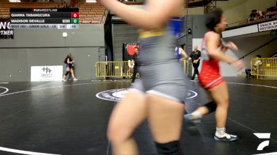Junior Girls - 135 lbs Cons. Round 2 - Sierra Monaghan, Livermore Elite Wrestling Club vs Abigail Curtis, Temecula Valley High School Wrestling