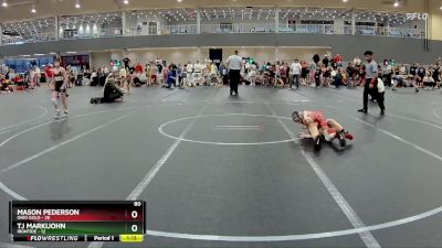 80 lbs Round 1 - Mason Pederson, Ohio Gold vs TJ Markijohn, Irontide