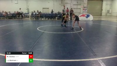 76-80 lbs Round 1 - Jason Bonham, North Carolina vs Memphis Stokes, Tar Heel Kids Wrestling Club