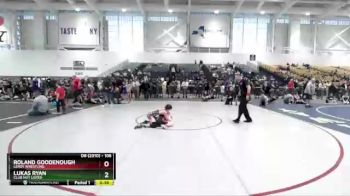 106 lbs Quarterfinal - Lukas Ryan, Club Not Listed vs Roland Goodenough, LeRoy Wrestling