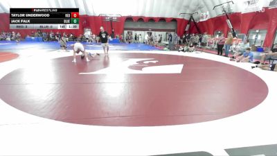 113 lbs Finals (2 Team) - Jack Falk, Team Blue vs Taylor Underwood, Team Red