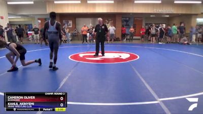 126 lbs Champ. Round 2 - Cameron Oliver, Blackhawk vs Kahlil Akinyemi, Viking Wrestling Club