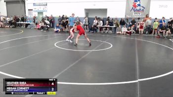 110 lbs Semifinal - Heather Shea, Anchor Kings Wrestling Club vs Megan Cornett, Kodiak Wrestling Club