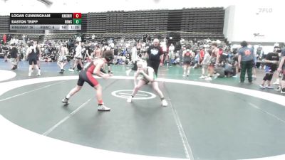 101 lbs Rr Rnd 5 - Logan Cunningham, Kingsway - MSC vs Easton Tripp, Rabbit Wrestling Club - MSC