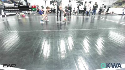 64-67 lbs Quarterfinal - Ulrich Dyches, Bartlesville Wrestling Club vs Cooper PULLIAM, Team Tulsa Wrestling Club