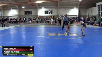 105 lbs Cons. Round 2 - Aubrey Del Angel, Harrison vs Rosie Verduga, Westerville North