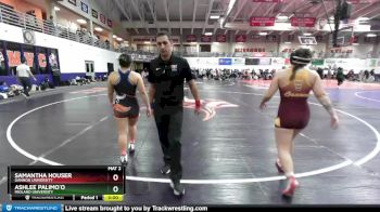 143 lbs Cons. Round 3 - Samantha Houser, Gannon University vs Ashlee Palimo`o, Midland University