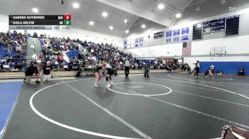 115 lbs 1st Place Match - Aubree Gutierrez, Marina vs Kaila Delfin, Garces Memorial