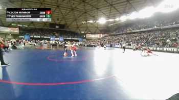 Boys 2A 113 lbs Champ. Round 1 - Colton Withrow, W. F. West vs Tyee Fankhauser, Anacortes