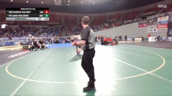 5A Boys 165 lbs Semifinal - Ryland Walters, Crater Boys vs Zechariah Halsey, Lebanon Boys