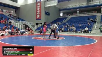 235 lbs Round 1 (16 Team) - Shamiyah Goolsby, Campbell vs Chloe McClure, Woodward Academy