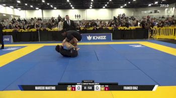 Franco Diaz vs Marcos Martins 2025 World IBJJF Jiu-Jitsu No-Gi Championship