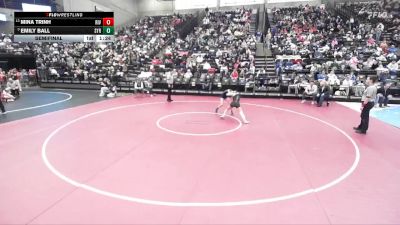 6A 100 lbs Semifinal - Emily Ball, Syracuse vs Mina Trinh, Riverton