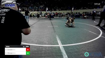 60 lbs Quarterfinal - Callan Carson, Salina Wrestling Club vs Charles Ohman, Mannford Pirate Youth Wrestling