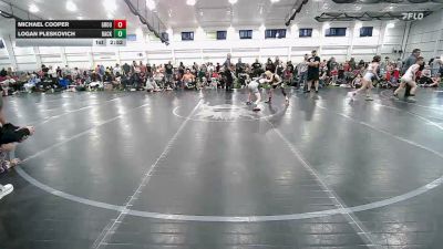 84 lbs Round Robin 2 - Michael Cooper, Ground Zero Black vs Logan Pleskovich, Backbone Wrestling Club - EL