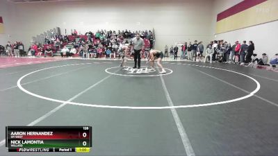 126 lbs Cons. Round 3 - Nick Lamontia, WILLARD vs Aaron Hernandez, SM WEST