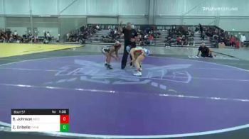 115 lbs Final - Bianca Johnson, Ascend Wrestling Academy vs Zendell Oribello, Team Honey Badgers