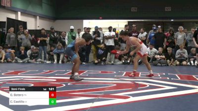 120 lbs Semifinal - Gauge Botero, PA vs Christian Castillo, IA