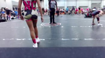 71 lbs Round 3 (10 Team) - Kayleigh Vest, Backyard Brawlers Pink vs Sofia Muñoz, NC Girls Wrestling Club