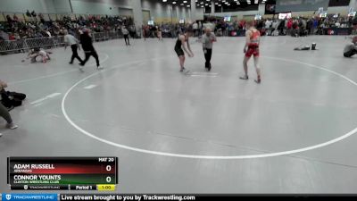 132 lbs Cons. Round 3 - Connor Younts, Clinton Wrestling Club vs Adam Russell, Arkansas