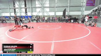 110 lbs Quarterfinal - Gunnar Wilson, Salem Elite Mat Club vs Grayson Bake, Freeman Mat Dawgs