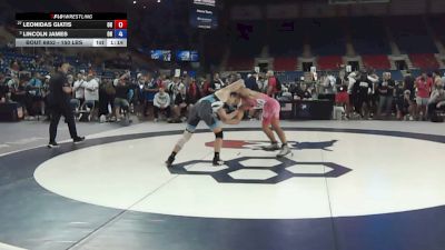 150 lbs Cons. Quarters - Leonidas Giatis, Ohio vs Lincoln James, Ohio