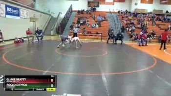 132 lbs Cons. Round 4 - Quake Beatty, Indian Valley vs Rocco Da`mico, Sandusky