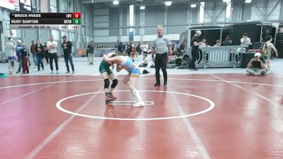 92 lbs Champ. Rd Of 16 - Rudy Sawyer, West Salem Titan Mat Club vs Brock Hvass, Lewiston Wrestling Club