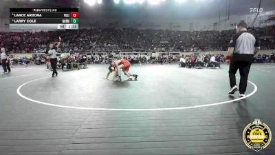 B6A-175 lbs Cons. Round 1 - Lance Arbona, Ponca City vs Larry Cole, Norman