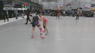 130 lbs Cons. Rd Of 32 - McKenzie Hodak, Badkarma vs Ashlin Stivers, Seckman High School