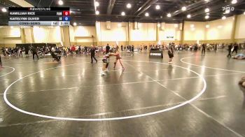 130 lbs Consolation - Kamilliah Rice, Florida Elite Wrestling vs Kaitelynn Oliver, Lake Gibson