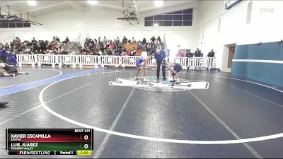 106 lbs Champ. Round 2 - Luis Juarez, Pioneer Valley vs Xavier Escamilla, Exeter