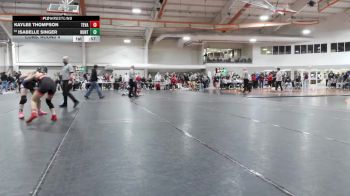 120 lbs Cons. Round 4 - Isabelle Singer, Huntley vs Kaylee Thompson, Teays Valley High School