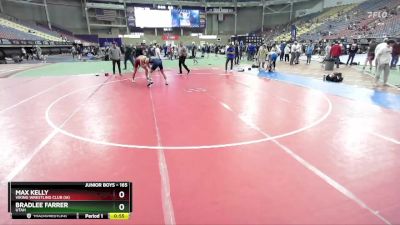 165 lbs Cons. Round 4 - Max Kelly, Viking Wrestling Club (IA) vs Bradlee Farrer, Utah