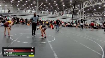 105 lbs Round 2 (8 Team) - Evan Ceis, Team Gotcha Blue vs Gino Bozzi, Mat Assassins Red