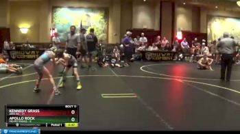 65 lbs Round 4 (6 Team) - Apollo Rock, Mid MO Vikings vs Kennedy Grass, Ares WC