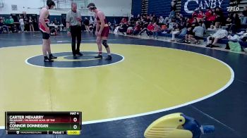 190 lbs Consolation 1st - Carter Meharry, Milwaukie / Milwaukie Acad. Of The Arts vs Connor Donnegan, Lincoln