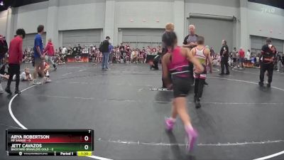 52 lbs Round 6 (10 Team) - Jett Cavazos, Backyard Brawlers Gold vs Arya Robertson, MF Savage