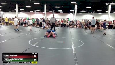 88 lbs Round 2 (6 Team) - Chris Weiner, CTWHALE vs Thomas Digregorio, Ruthless