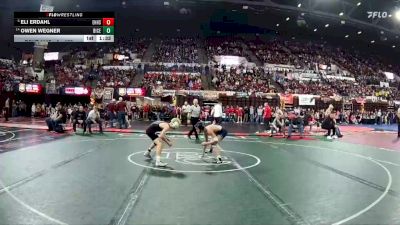 A - 103 lbs Quarterfinal - Owen Wegner, Billings Central/Joliet vs Eli Erdahl, East Helena