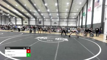 120 lbs Round Of 16 - Liam Allen, Ford Dynasty WC vs Kurt Menze, Independent