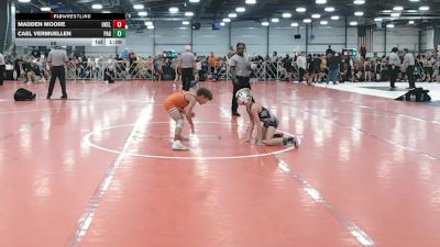 56 lbs Round 1 - 9:00am Friday - Cael Vermuellen, PA Gold vs Madden Moore, Oklahoma Elite