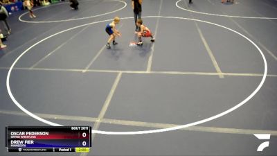 67 lbs Champ. Round 1 - Oscar Pederson, Grynd Wrestling vs Drew Fier, Minnesota