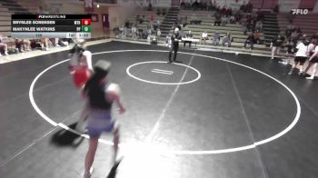 125 lbs Finals (2 Team) - Brynlee Sorensen, Mat Thugs-n-Harmony vs Makynlee Watkins, Pink Panthers