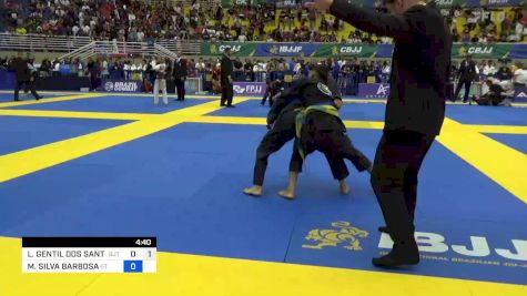 LUCAS GENTIL DOS SANTOS vs MIKE SILVA BARBOSA 2023 Brasileiro Jiu-Jitsu IBJJF