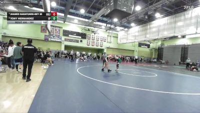 190 lbs Cons. Semi - Jhamed Babatunde-Bey Jr, GRANADA HILLS vs Tony Hernandez, CANOGA PARK