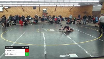 I 95 lbs Semifinal - Chase Smith, Hanover vs Landen Branigan, Sidney Center
