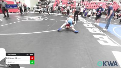 80 lbs Consolation - Chase Gabbard II, Raw Wrestling Club vs Trenton Hall, Claremore Wrestling Club