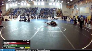 182 Blue Round 1 - Brayden Kahelin, Lake Gibson vs Joshua Sandoval, Fleming Island