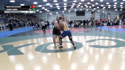 4 - 285 lbs Quarterfinal - James James, Salem (Salem) vs Braylon Rosser, King George